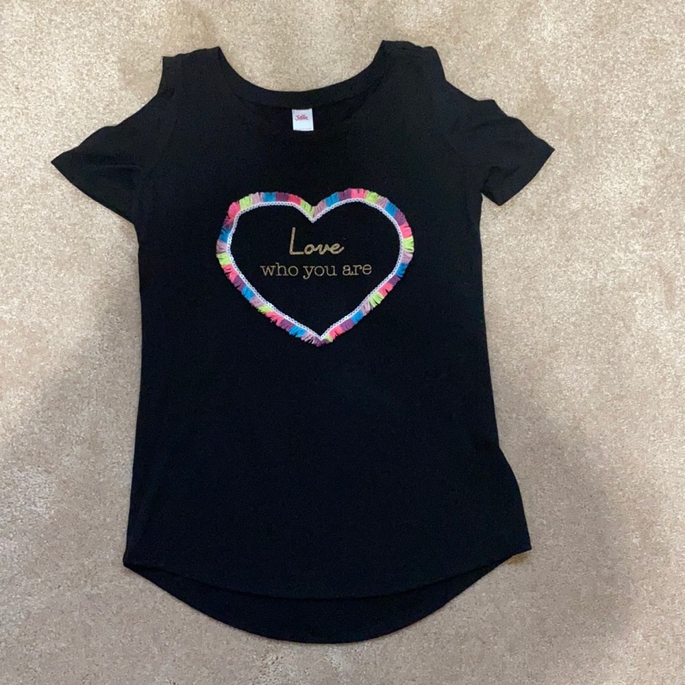Girls, size 10, Justice graphic top